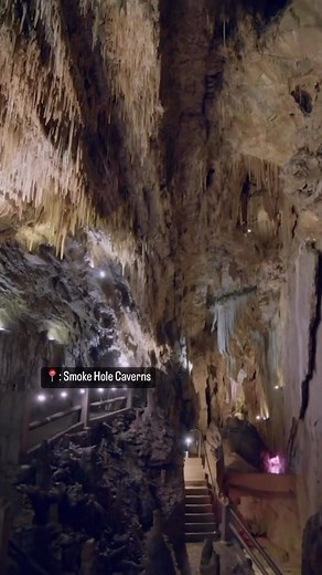 Add exploring new scenery to your New Year’s resolution list. 🤩 📍: Smoke Hole Caverns | West Virginia Tourism