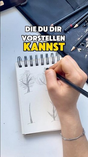 Simple Bäume zeichnen lernen 🌲 #baum #simpel #einfachzeichnen #tutorial #anfänger