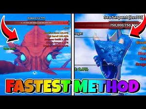 *UPDATED* FASTEST METHOD to GET Sea Serpent (BEAST) and KRAKEN in Sailor Piece
