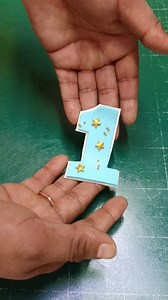 35K views · 345 reactions | How to make fondant number one / baby shower theme cake topper . . Hi this is a fondant number one making tutorial . . #fondant #numbers #1st #alphabet #crafts #toppers #baby #kids #toys #1m #shower #jungle #ajay_kumar0321 Ajåy Kumar | Ajåy Kumar | Facebook