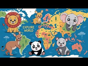 Wild Animals Around the World: Who Lives on Each Continent? 🐘🦘🦁
