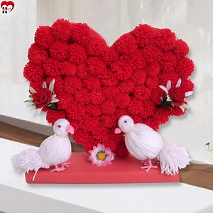 DIY Room Decor!!! Heart Showpiece Making At Home #DIYRoomDecor #HeartShowpiece #HandmadeThings | Hetal's Heart