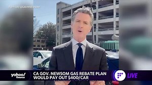 Gas prices: California Governor Newsom announces rebate of up to $400 per car