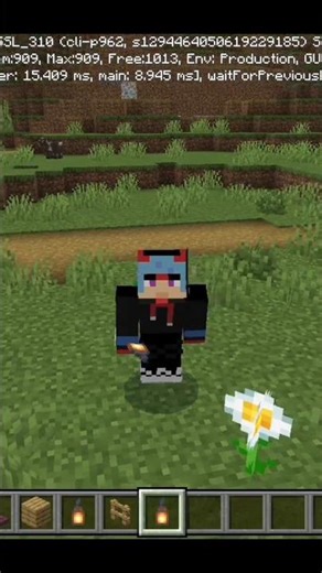 floating street light in Minecraft #minecraft