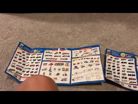 Thomas wooden railway pamphlets showcase 2003-2006