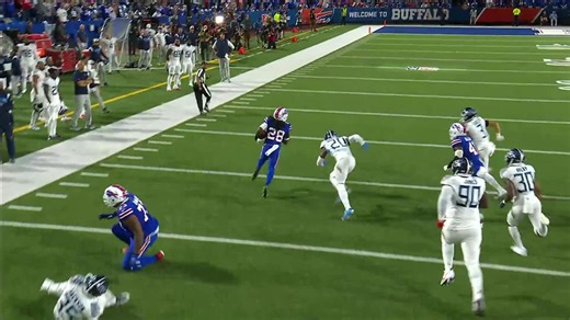 James Cook shakes off defender on speedy 38-yard run