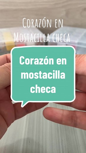 Tutorial: Cómo hacer un corazón en mostacilla checa