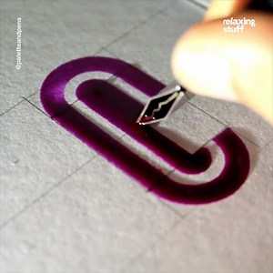 14M views · 90K reactions | this lettering effect is superb ✍️ | Relaxing Stuff | Facebook