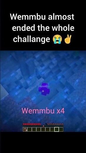 Boosfer failed to babysit Wemmbu ✌️🥀 Minecraft #shorts #memes