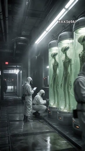The live Mantis alien storage area hidden in a secret 🇺🇸 base