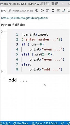 Python Exercises for Beginners: How to check if a number is odd or even | Python Tutorial