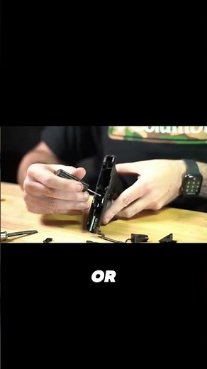 Reassembling Your Glock Frame the Right Way! 🔧 #Shorts