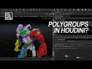 Understanding Attribute Promote and Houdini "Polygroups" or how to Split geometry by Color