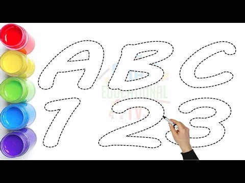 Learn ABC-123 - Kids Tracing & Coloring Fun