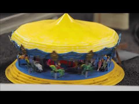Carousel in HO Scale