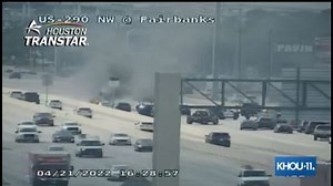 Traffic Alert: All mainlanes of US 290 reopen after emergency crews clear car fire