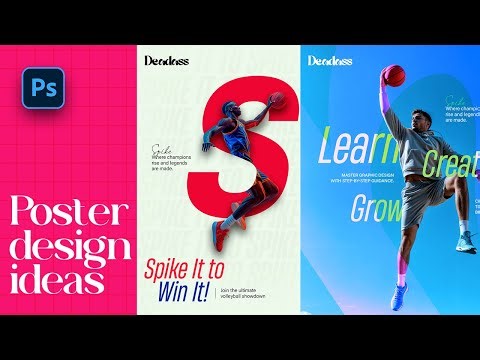 Creative Poster Design Tutorial in Illustrator | Graphic Design 2025