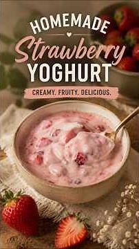 Get the Best Strawberry Yogurt Without the Store #homemadeyogurt #healthyliving #diy