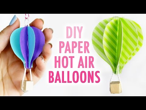 DIY Cute Paper Hot Air Balloons - HGTV Handmade