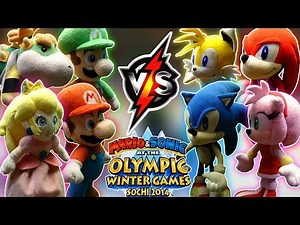 ABM: Mario Vs Sonic !! Olympic Games Hockey Match!! HD