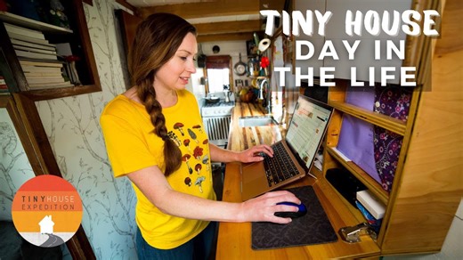 Discovering remote work in a tiny home