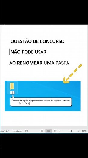 Renomear pasta no Windows caracteres proibidos