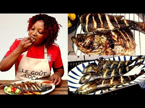 Grilled Fish in a Mini Gas Oven (Sea Bass & Mackerel) | Juicy "White Marinade" Recipe 🐟🔥