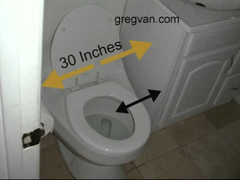 Bathroom Toilet Building Code Violation - New Cabinet Installation Creates Problems