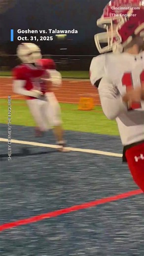 Goshen’s Caden Slusher kicked off Cincinnati high school football playoff season with a 22-yard touchdown. | Enquirer - Cincinnati and Kentucky