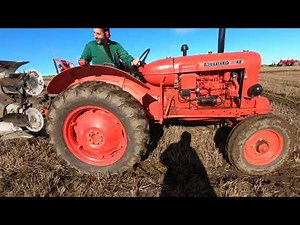 1965 Nuffield 10/42 2.8 Litre 3-Cyl Diesel Tractor (42 HP) with Ransomes Plough