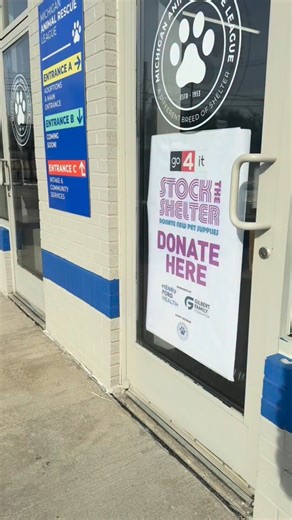 Team MARL is fired up and ready for the WDIV Go 4 It Day Donation Drive tomorrow! We’re excited to bring our community together to collect much-needed supplies while @local4news broadcasts live onsite throughout the day. See you there! 💙🐾 | Michigan Animal Rescue League