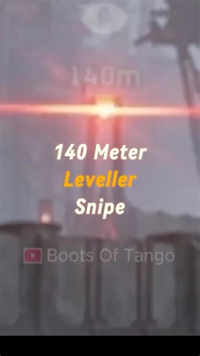 I hit the tower 140M far with leveller