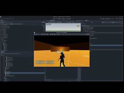 [Godot] Experiment with Godot Kotlin/Jvm with Java Third Person Shooter