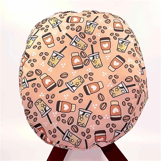 Surgical Scrub Cap Iced Latte, Womens Surgeon Bonnet, Coffee Euro Nurse Hat - Etsy