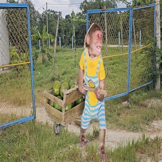 5K views · 153 reactions | Monkey Su secretly sells butter to earn money buy milk! | Slingshot ride | Facebook