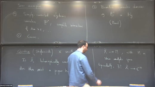 Constructing Holomorphic Functions on Universal Coverings of Complex Algebraic..