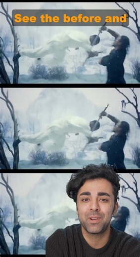 Before & After: Epic Virtual Production Scene with LED Panels 🎬✨ | Must-See Transformation! Shot in thecinemajunkies .#virualproduction #BTS #filmmaking | Arman Khan