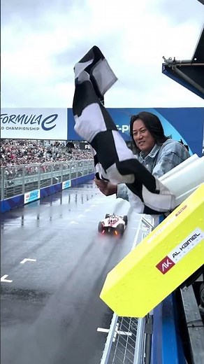 Sung Kang Took The Flag In Tokyo 🏁 | #Shorts #FormulaE