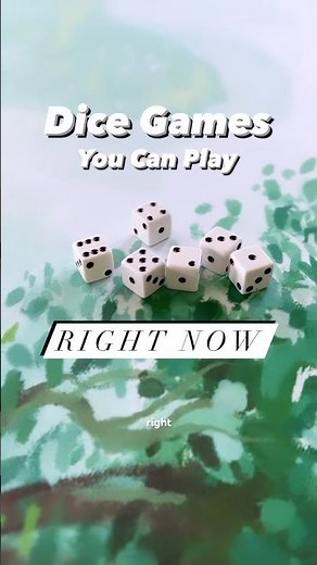 Easy Family Dice Game: Threes Away