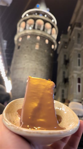Trying the viral San Sebastian cheesecake by Galata Tower 🍰📍 Honestly… it’s good, but not life-changing 😅 Creamy, rich, a little overrated for the hype 👀 6/10 ⭐️ Would I try it again? Maybe. Would I queue again? Probably not 😂 #sansebastiancheesecake #istanbul🇹🇷 #galatatower #foodtok