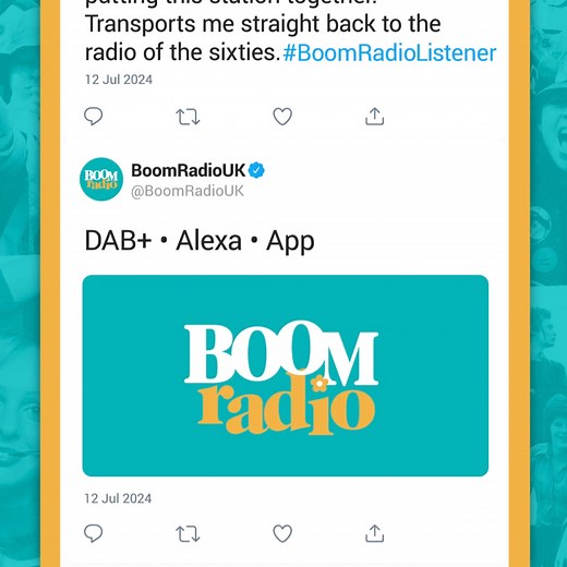 Enjoy music for our generation - played by David Hamilton, Simon Bates, Graham Dene, Jenny Hanley, Nicky Horne, Roger Day and Judi Spiers. Tune in on DAB or 'Alexa play Boom Radio'. | Boom Radio