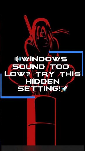 😱 Windows Sound Too Low? Try This Secret Audio Trick!