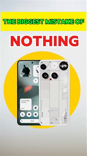 Biggest Mistake of Nothing 😱 | Nothing Phone Users Be Like... #shorts