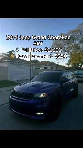 2014 Jeep Grand Cherokee SRT 🔥 Power, style, and performance — built to stand out! #cardealership