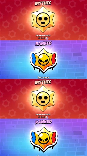Insane Double Mythic and Double Ranked Star Drop Opening #brawlstars #mythic #ranked #rankedstardrop