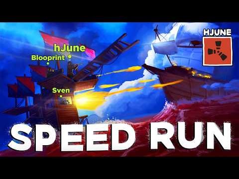 SPEED RUNNING & DOMINATING The New DEEP SEA In RUST... ft. Blooprint & Sven