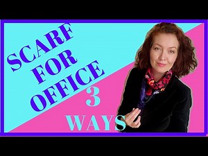 3 BEST ways to wear a SCARF with SUIT. Easy tutorial how to wear a scarf in office.