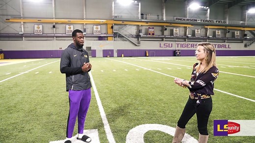 After a career day in Arkansas, Jaray Jenkins goes Inside the Huddle with Emily Dixon | LSU Football