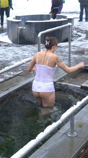 Beautiful & Brave: Girls Swimming in Ice Water in Winter