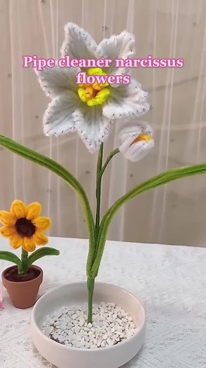 DIY Handmade Pipe Cleaner Flower Craft Tutorial